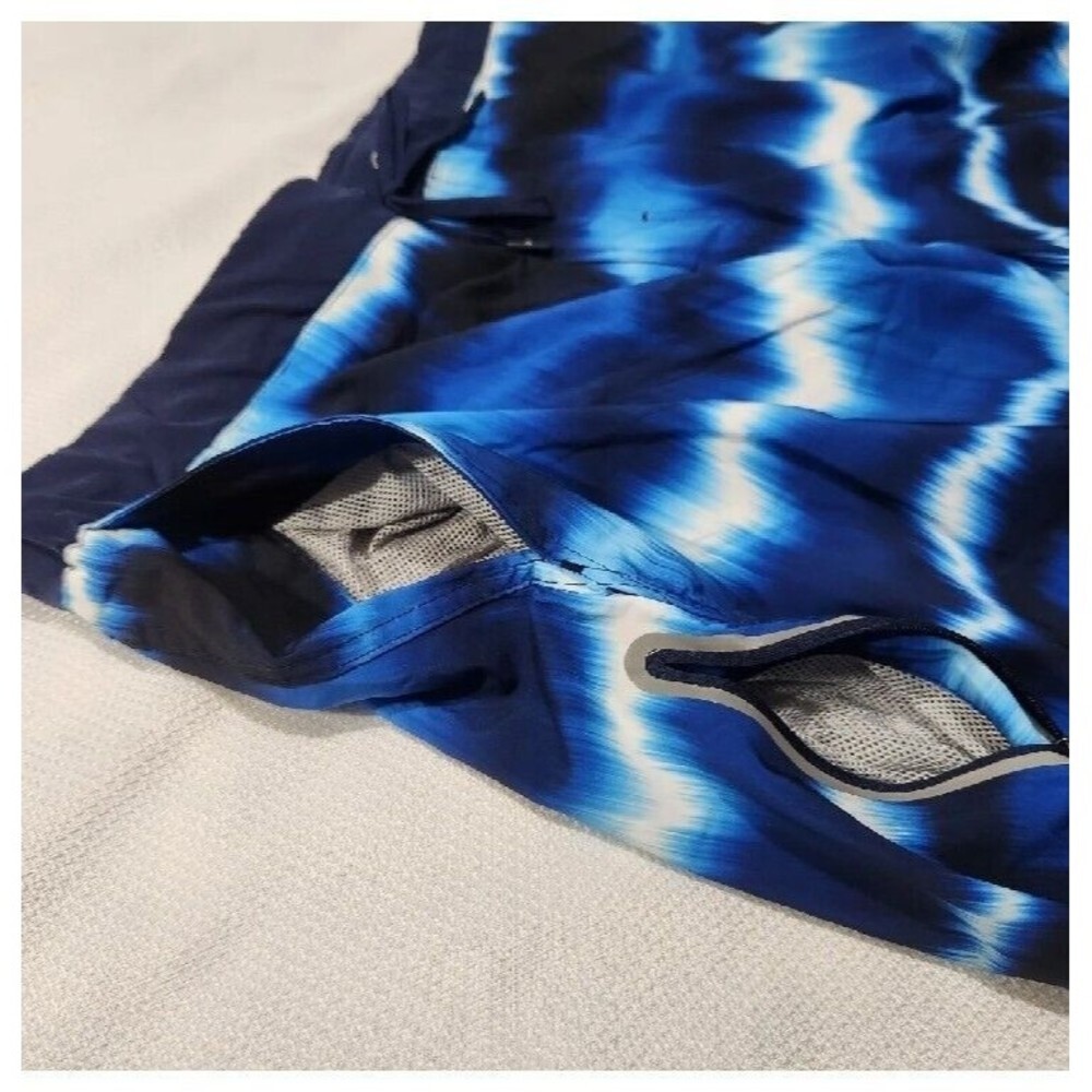 Zeroxposur Swim Trunks Men XXLARGE Color Blue Navy With Pockets UV Protection - Picture 7 of 13